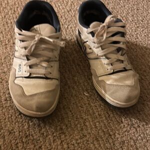 New Balance Kids Sneakers - White and Navy